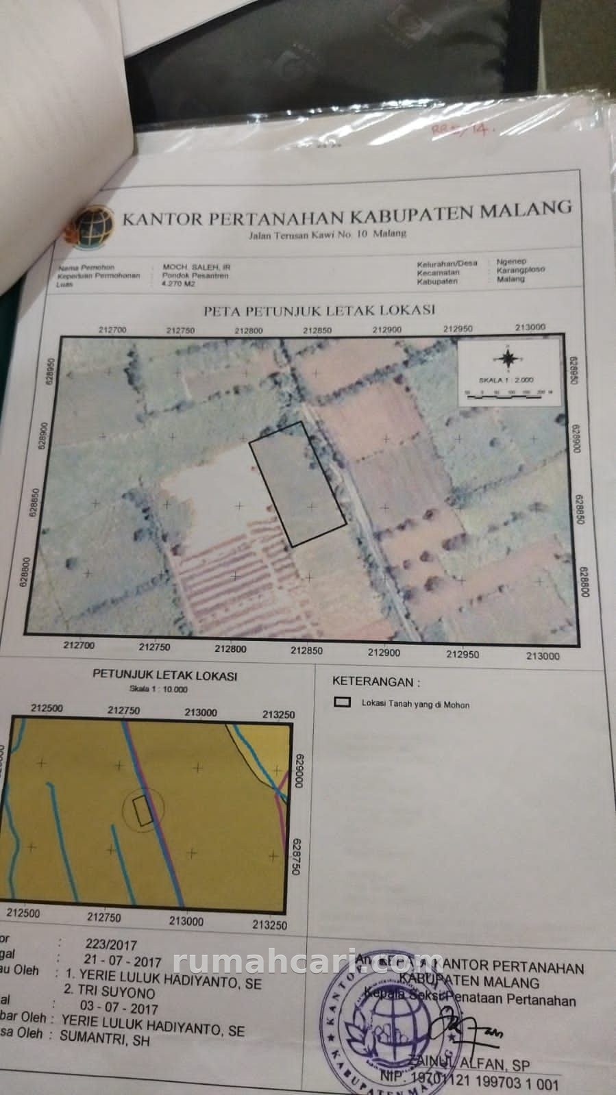 Tanah Perkebunan 4000m² di Singosari – Harga murah - foto 3