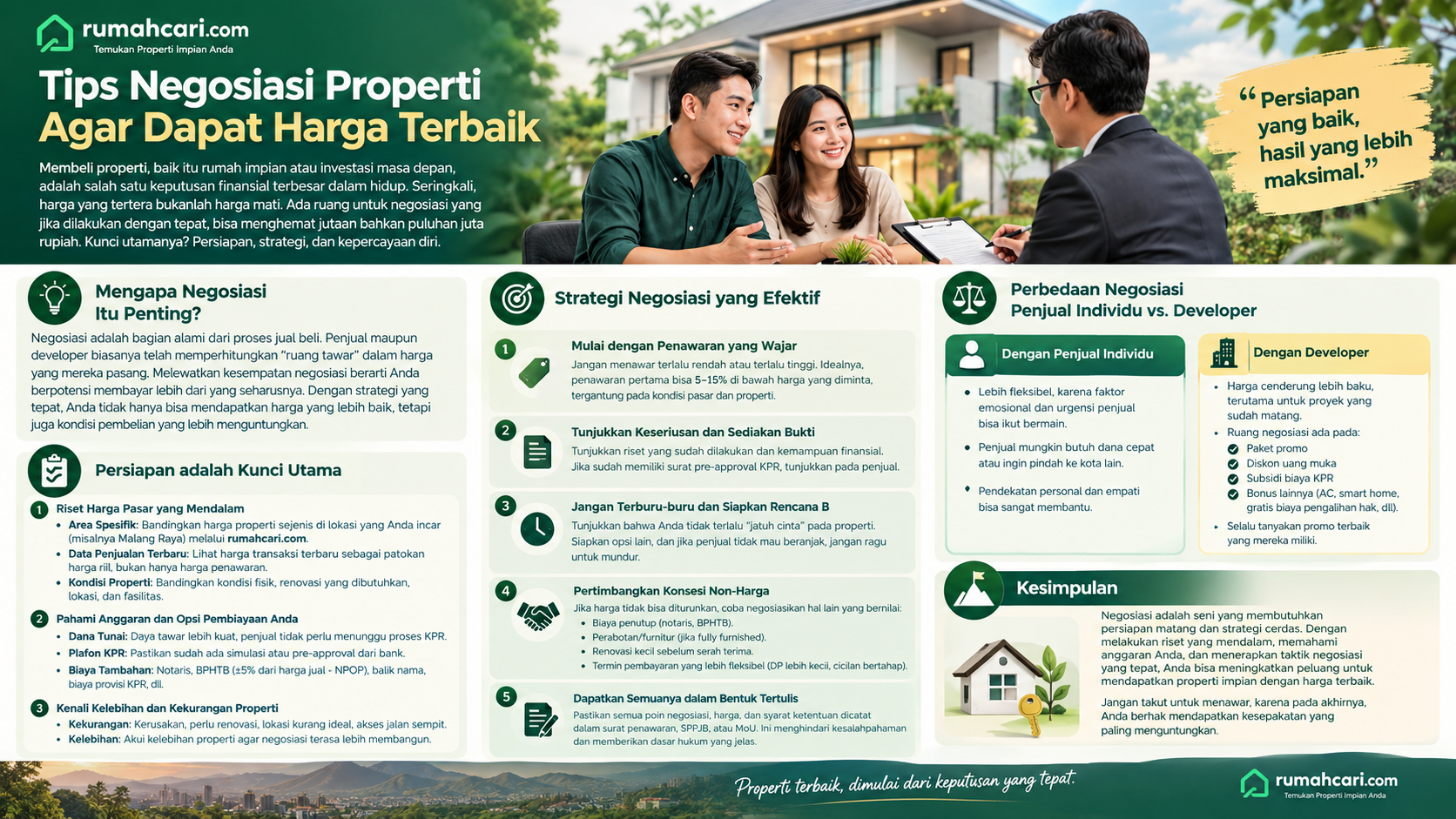 Jurus Jitu: Negosiasi Harga Properti Impian Anda dengan Penjual/Developer
